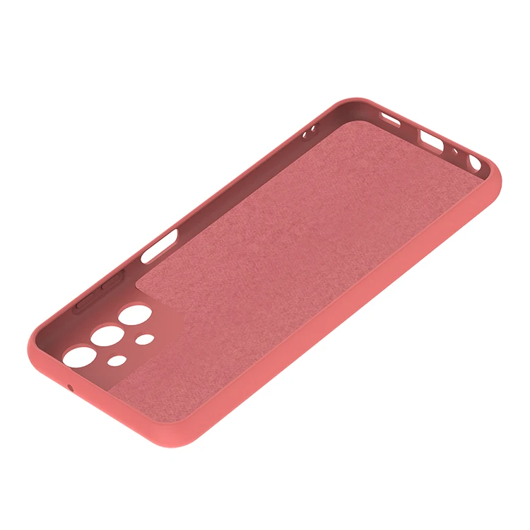 2.0mm silicone rubber case  for samsung A13  case shockproof soft microfiber cover for samsung A33 A53 A73 silicone case