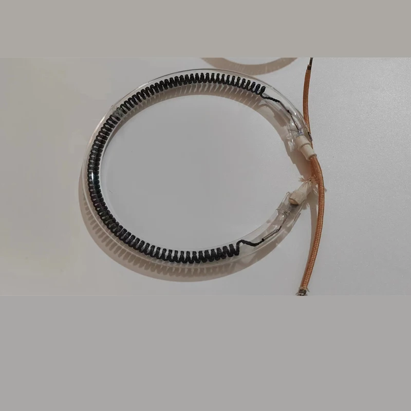 C shape Carbon fiber far infrared lamp quartz heating tube