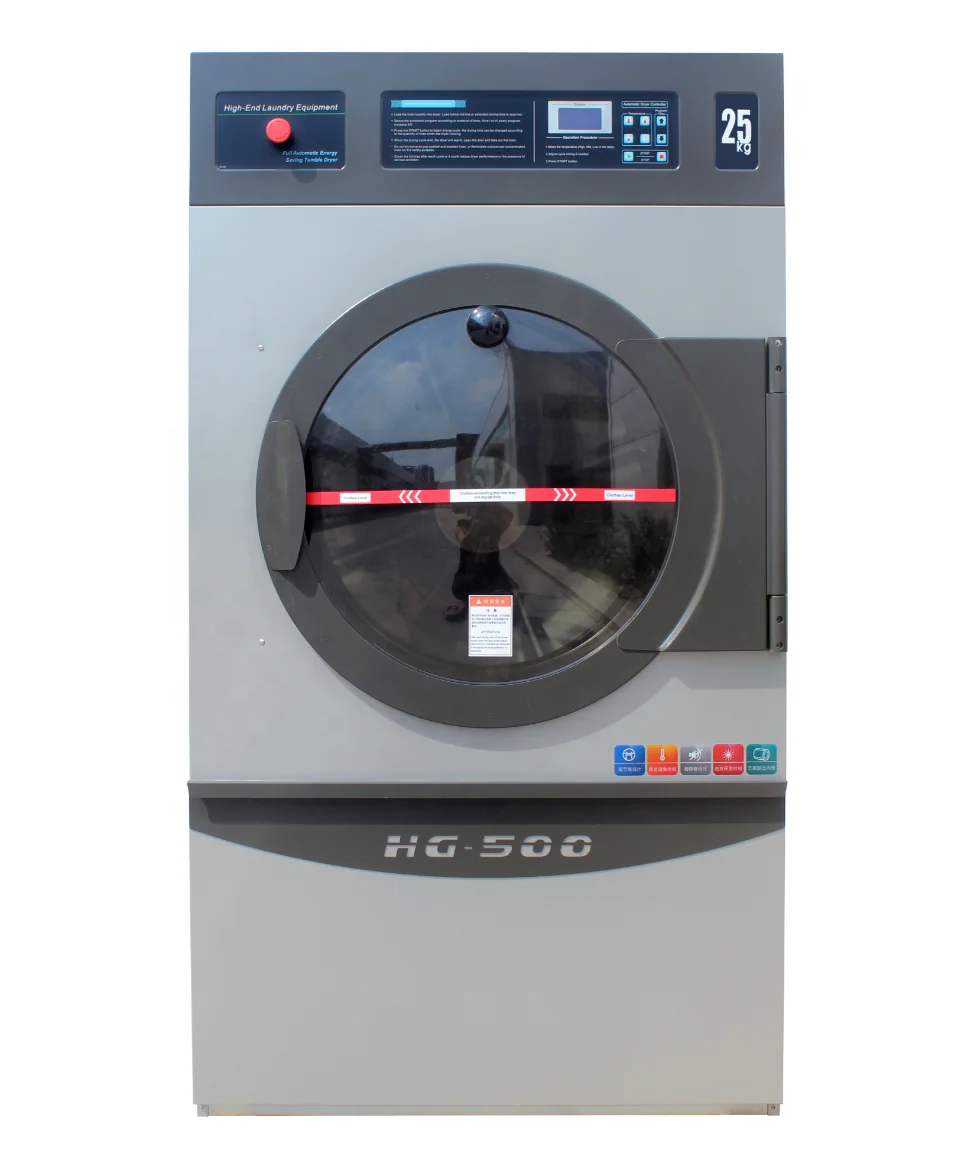oasis lavadora industrial 25kg Automatic energy efficient China Laundry industrial washing machine and dryers