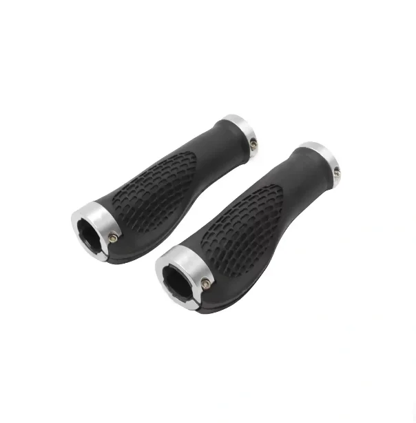 Silver Anti-Skid Bike Grip for Road Bicycles BMX Mountain Bikes Durable Rubber Material Accessory