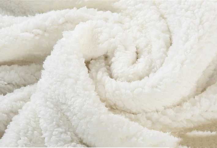 Custom super soft heavy bed wool 100% cotton linen kids weighted chunky knit throw blanket for winter autumn