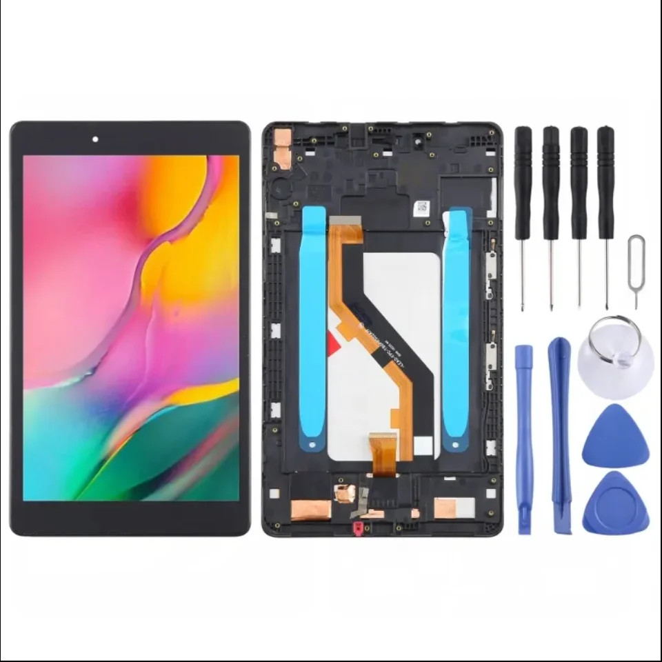 Original LCD Screen For Samsung Galaxy Tab A 8.0 2019 SM-T290 WiFi Edition Digitizer Full Assembly Repair Display with Frame