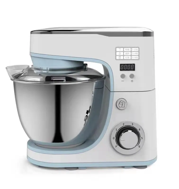Home kitchen appliances OEM 5L 304 Stainless steel bowl food mixers multifunction Stand Food Mixer