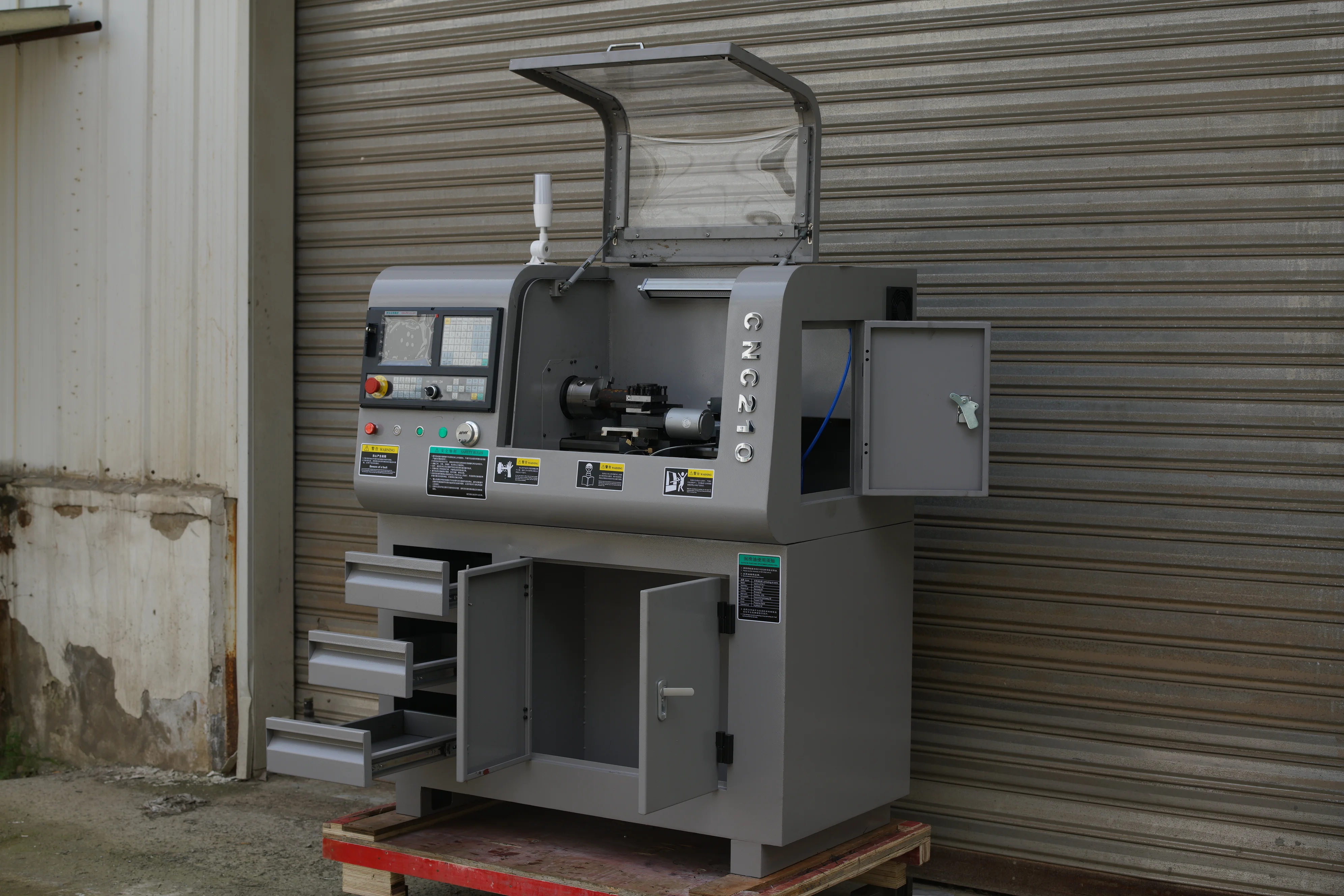  CNC210 мини токарный станок с ЧПУ для хобби и школьного