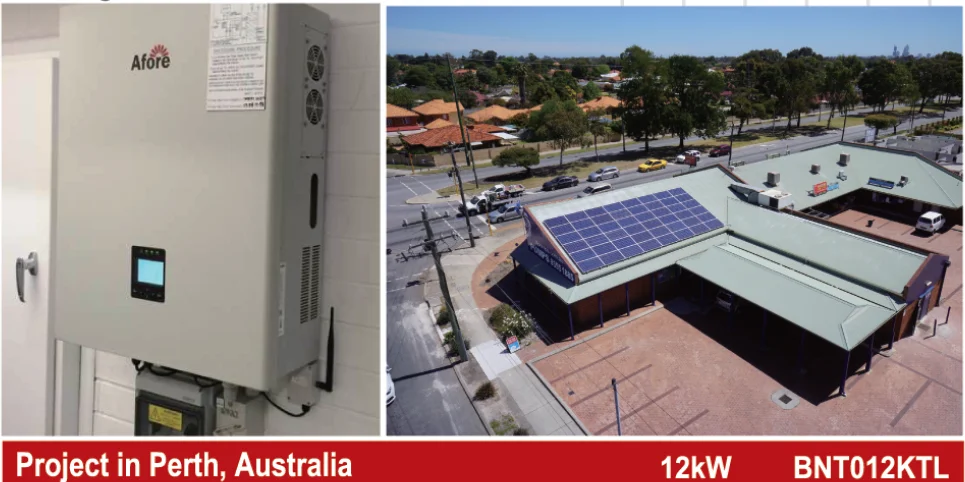 Goodwe Growatt 5-12kw MPPT solar panel energy on grid inverter system for home