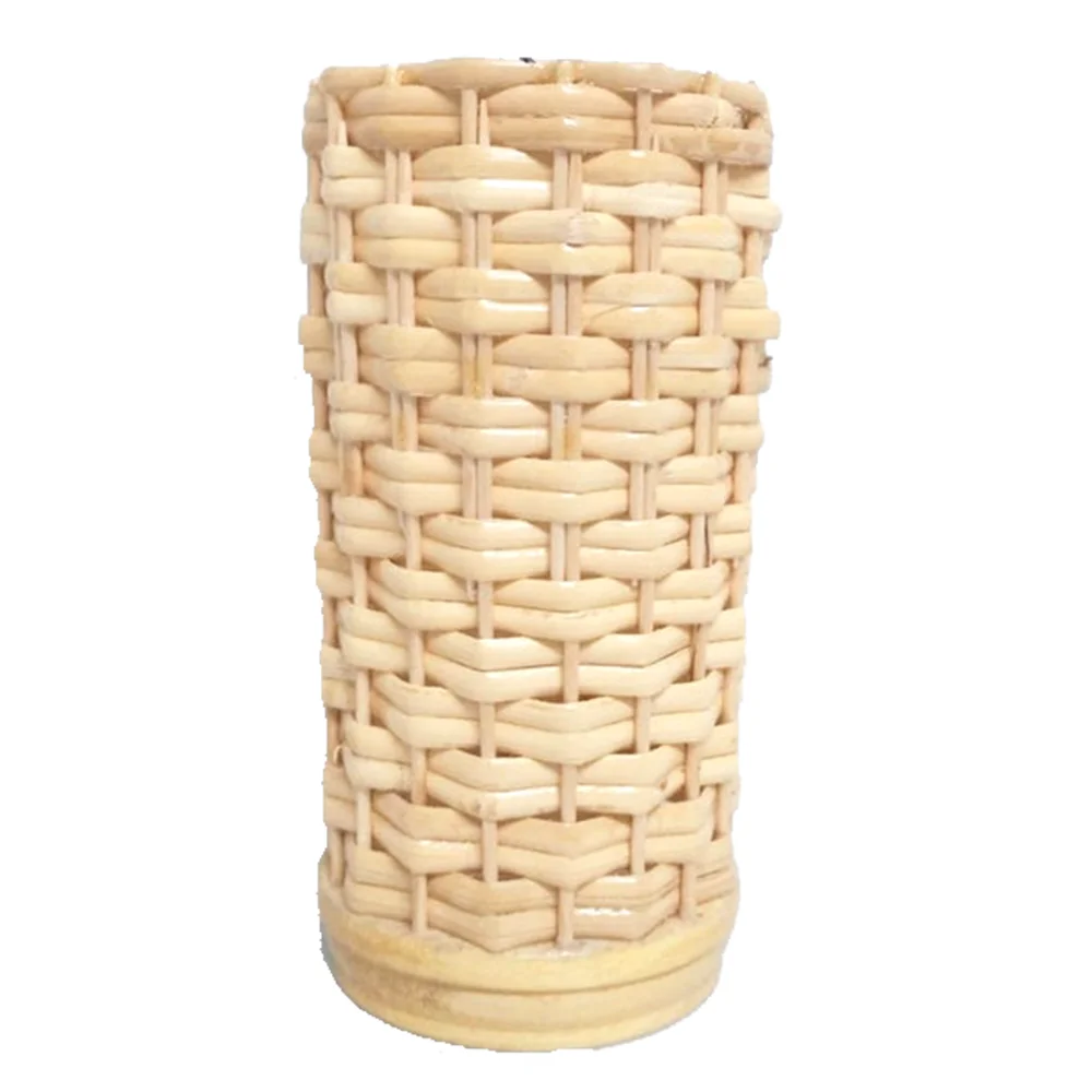 Supply chain  handmade bamboo rattan decorative  home decor  wooden vase vase