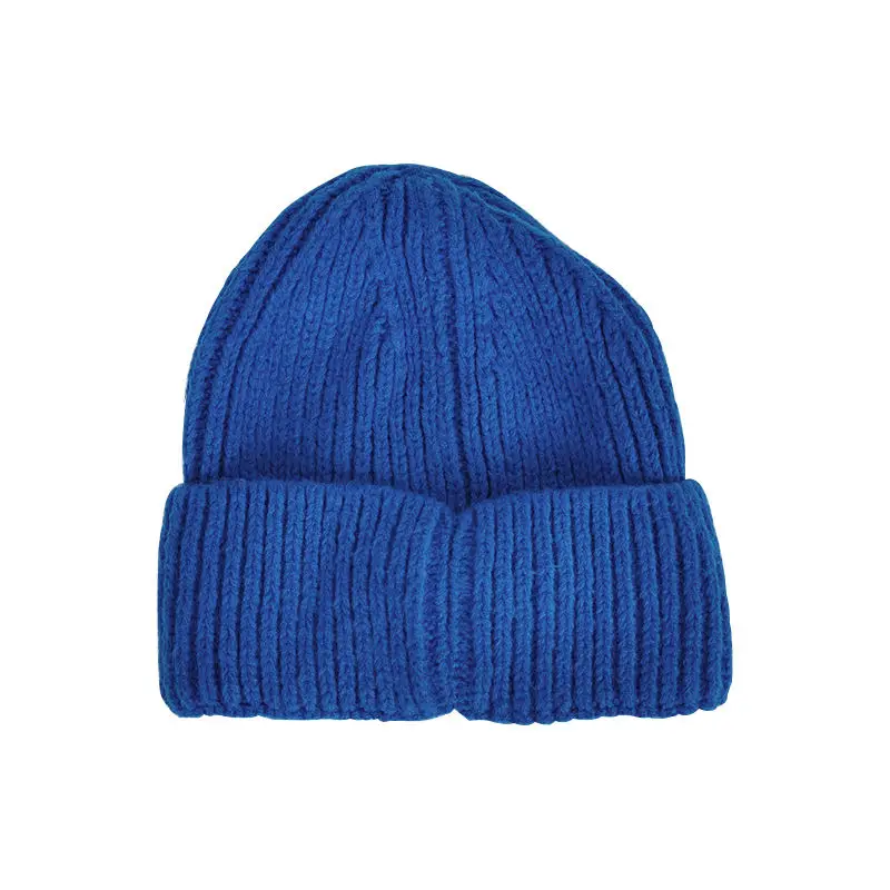 Custom Beanie Hats Logo Printed Jacquard Embroidery Winter Knitted Hat Winter Skull Beanies