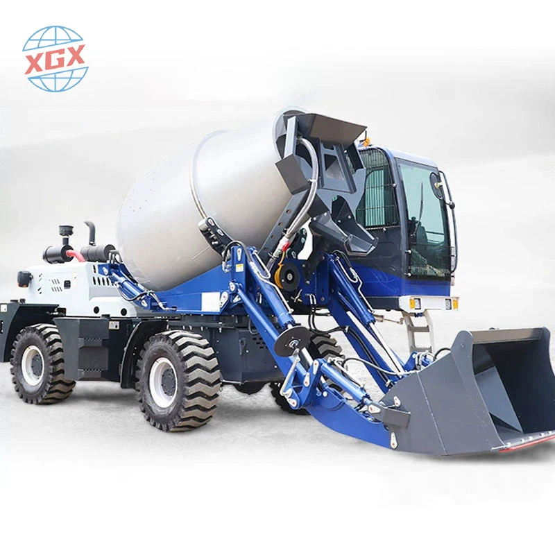 Small Mobile Concrete Mixer Truck 1.6-5.5 Cubic Meters Self Loading Concrete Mixer Truck Used Concrete Mixing Truck