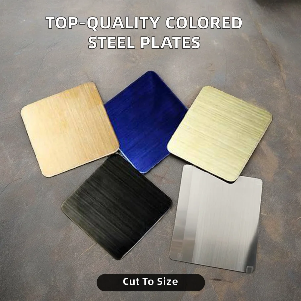 Stainless steel color plate with good quality and low price, large quantity and excellent support for customization