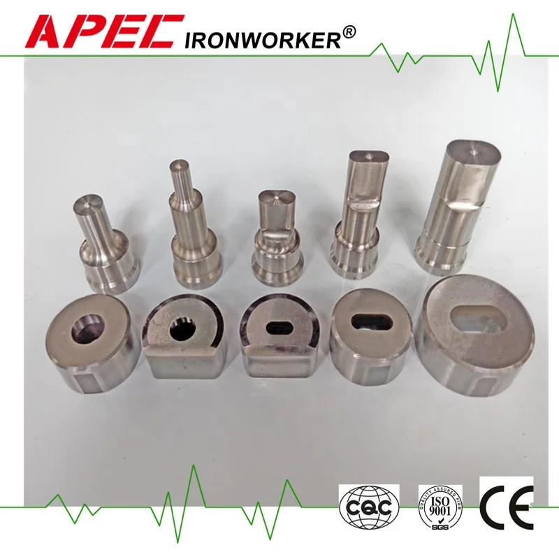 Hydraulic ironworkers punch tools for punching machine round shape 10mm punch die puncher