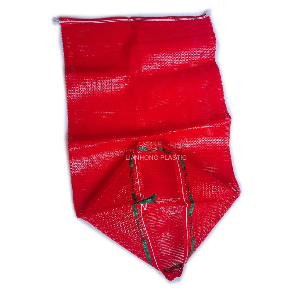 Vegetable packaging Mesh net bag onion potato 25kg 30kg 50kg mesh bags for vegetables