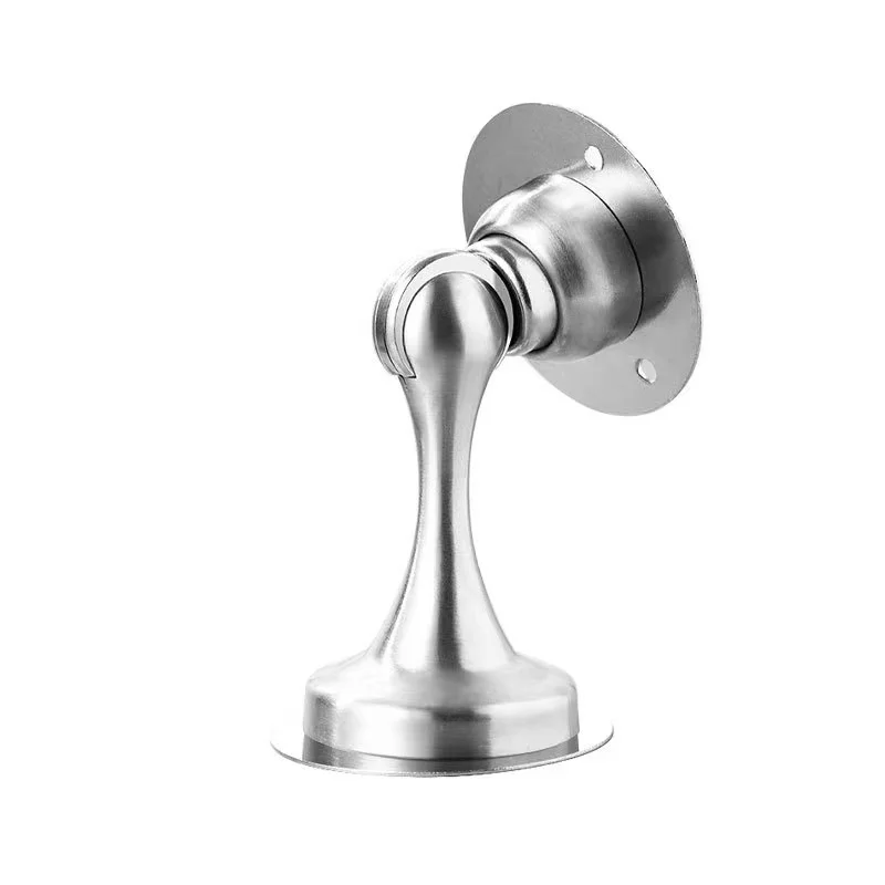 Non perforated stainless steel suction bedroom door strong magnetic thickened door stop bathroom Magnetic Door Stopper