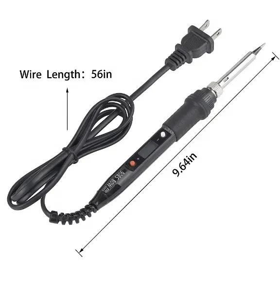 LCD digital constant temperature electric soldering iron 80W high power soldering iron 110V soldering iron set