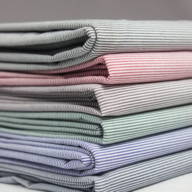 new mens shirt fabric fabric plaid 100%cotton yarn dyed ready to ship with various design