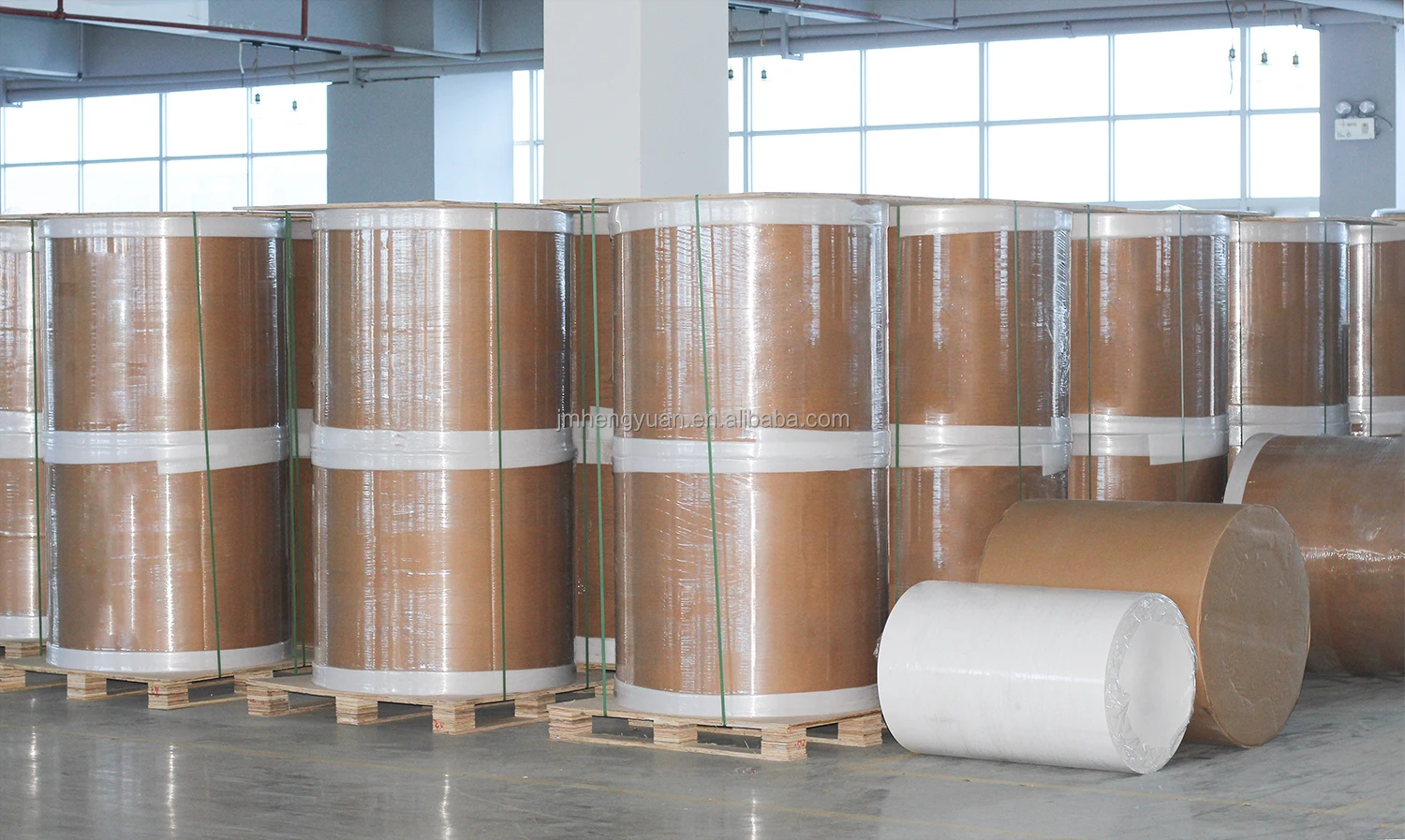 Self-adhesive Paper Sticker Polypropylene PP Film Jumbo Roll Label Transparent PP Label