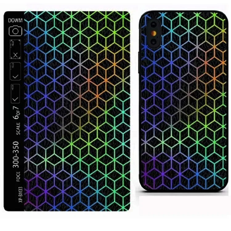 Mobile phone back wrap leather mobile 3d skin for hydrogel screen protector cutting machine