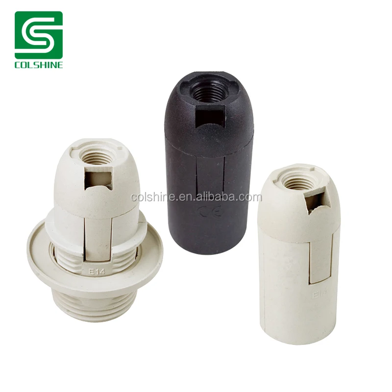 Small Edison Screw E14 Bulb Lamps Holder Lampshade Light Socket Fittings Waterproof Plastic Lampholder