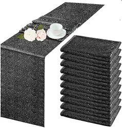 Gold Sequin Table Runner Wedding Decoration Sequin Christmas Birthday Baby Shower Party Home Tea Table Runner Sequin