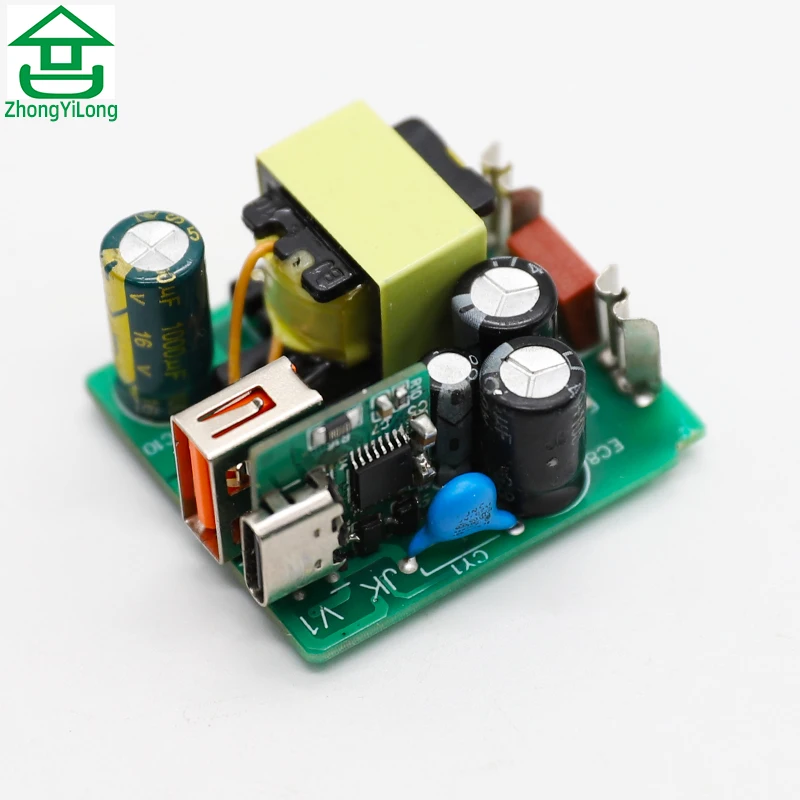 2022 New Fast Charger PD 20W Mobile Phone Charger PCB PCBA Board Assembly Factory SKD Sales with Charger Housing