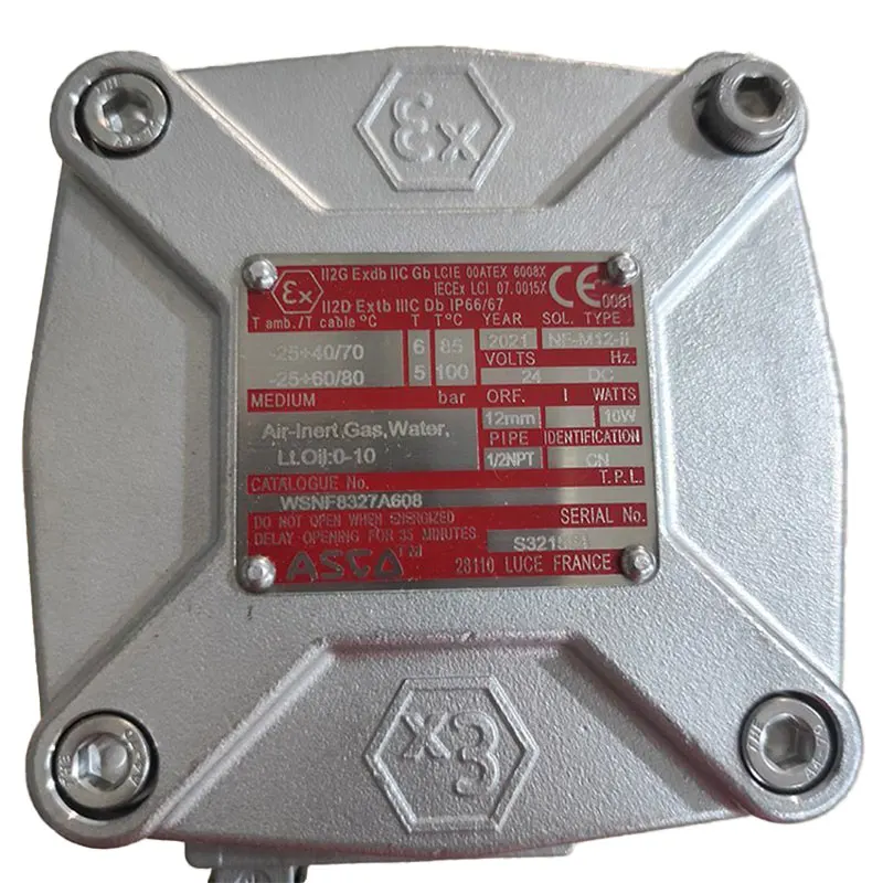 ASCO Explosion-proof Solenoid Valve Wsnf8327b302 Explosion-proof Solenoid Valve