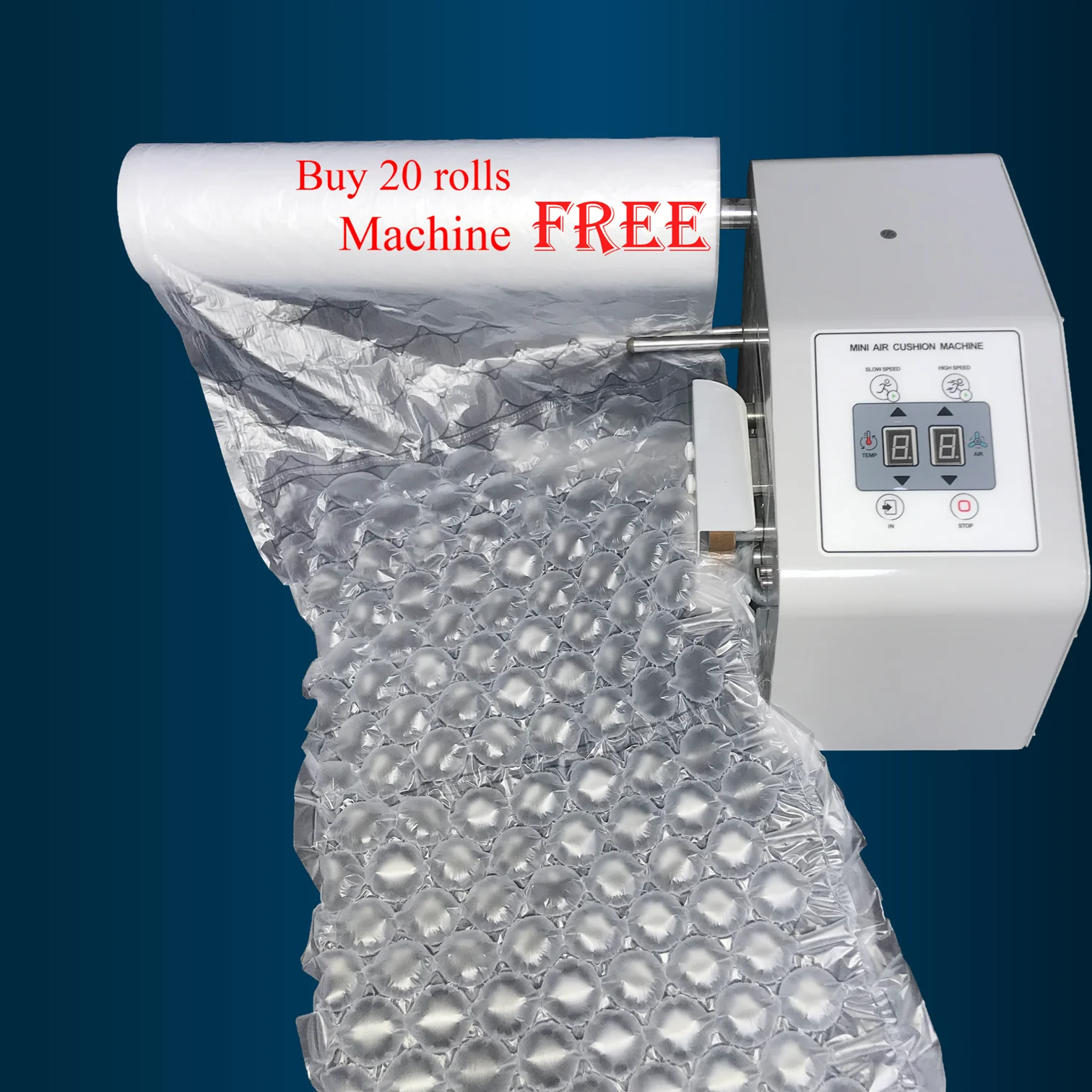 Top Rated Hot Sale air bubble Pillow wrap roll Filling Machine | Air Cushion Machine Mini