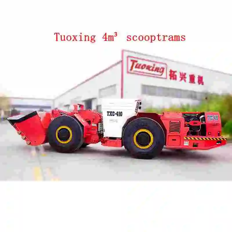 TC-410 Mining Loading Articulated Lhd Diesel Underground Multifunctional Wheel Loader Scooptram