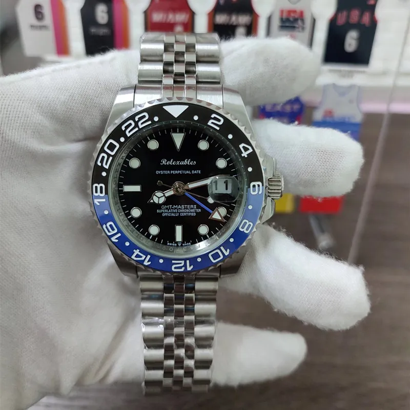 Wholesale custom Mechanical Watches luxury watch Rolexables watches automatic Stainless steel GMT