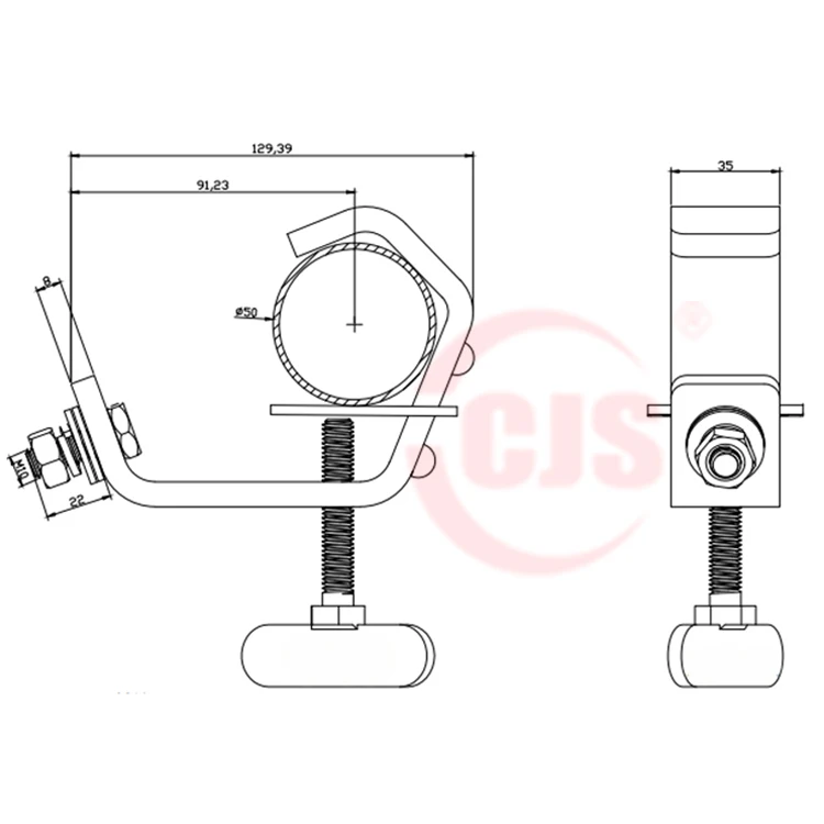 Aluminum Lighting Truss DJ Lighting clamp scaffolding