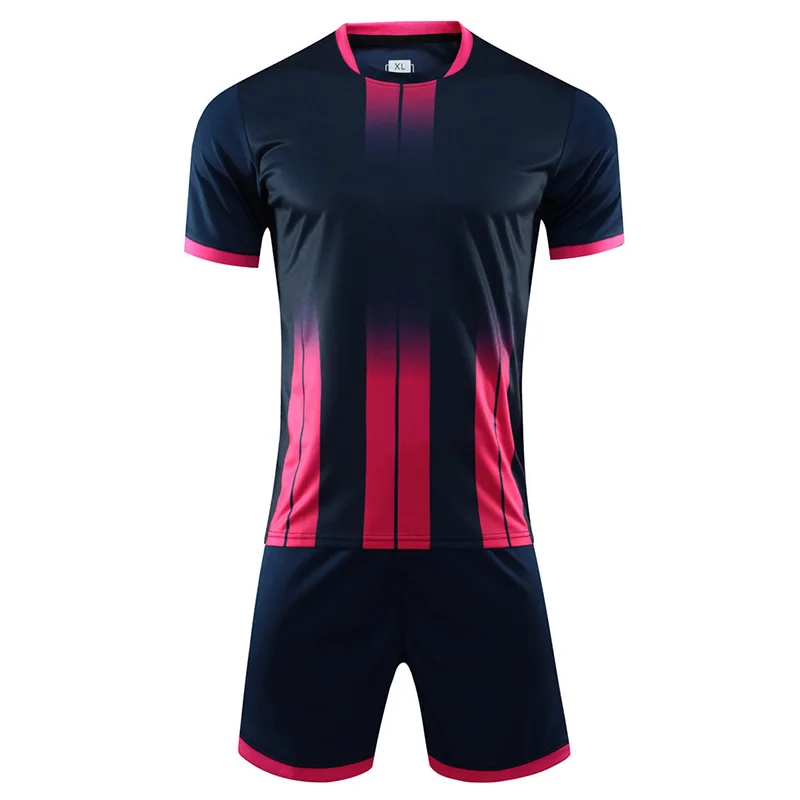 Black Red authentic international soccer jerseys Men Team Training Soccer Wear Football sportswear jerseys