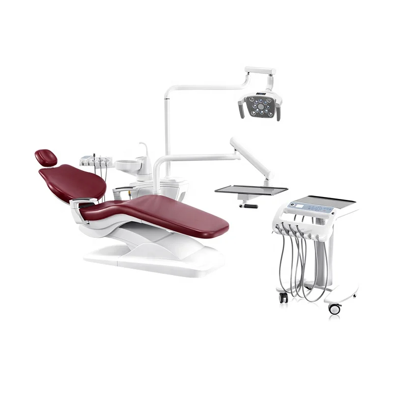 Hot Sale Dental Equipment Top Mounted 12 Hole LED Lamp Child Dental Chair For Dental Clinic