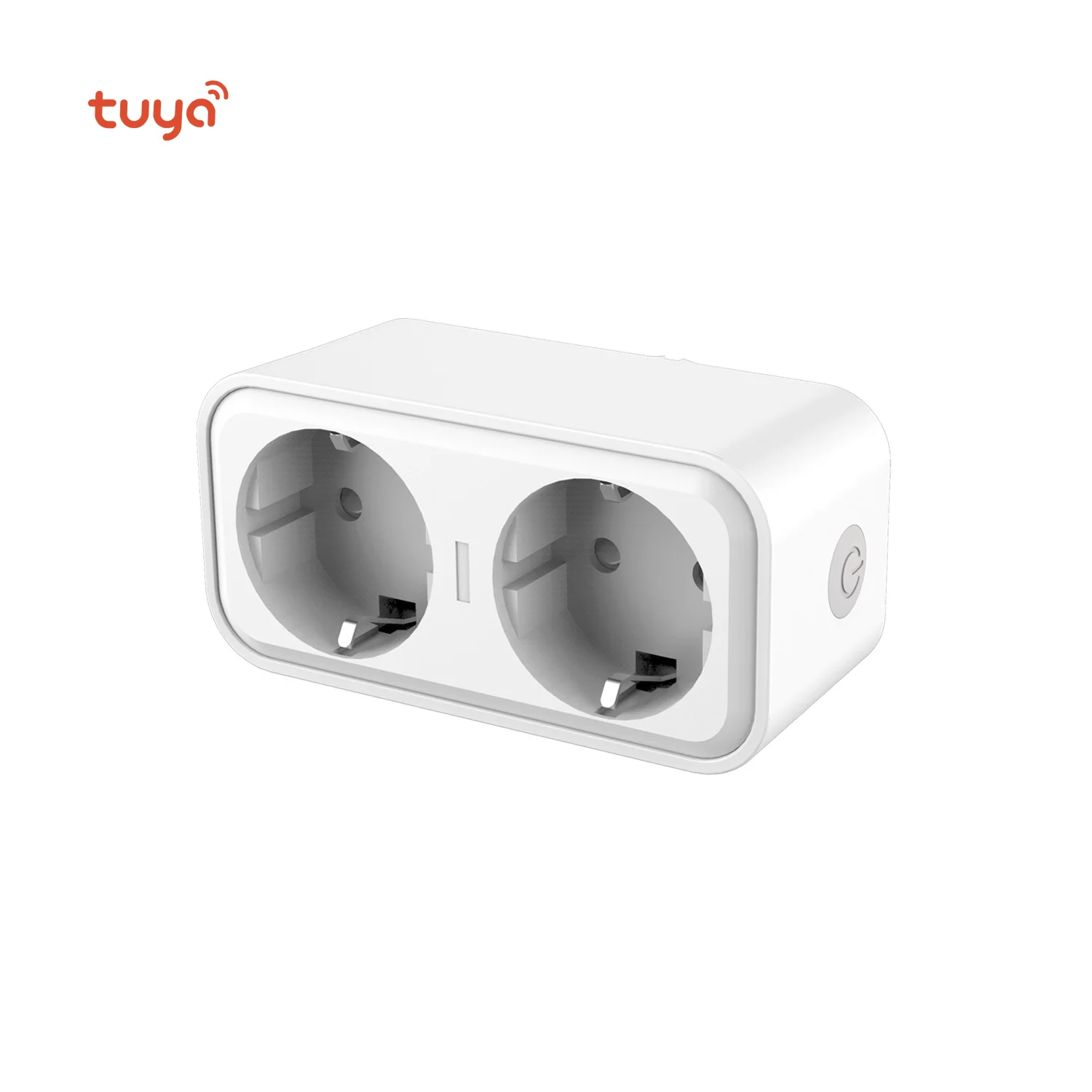 Мини Двойные розетки ЕС DE Multi Smart WiFi Plug работает с удлинителем Google Assistant