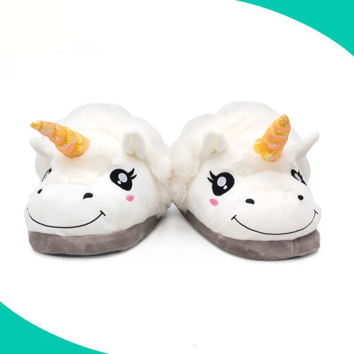 wholesale grey winter warm adult stuffed home indoor plush animal  penguin slippers