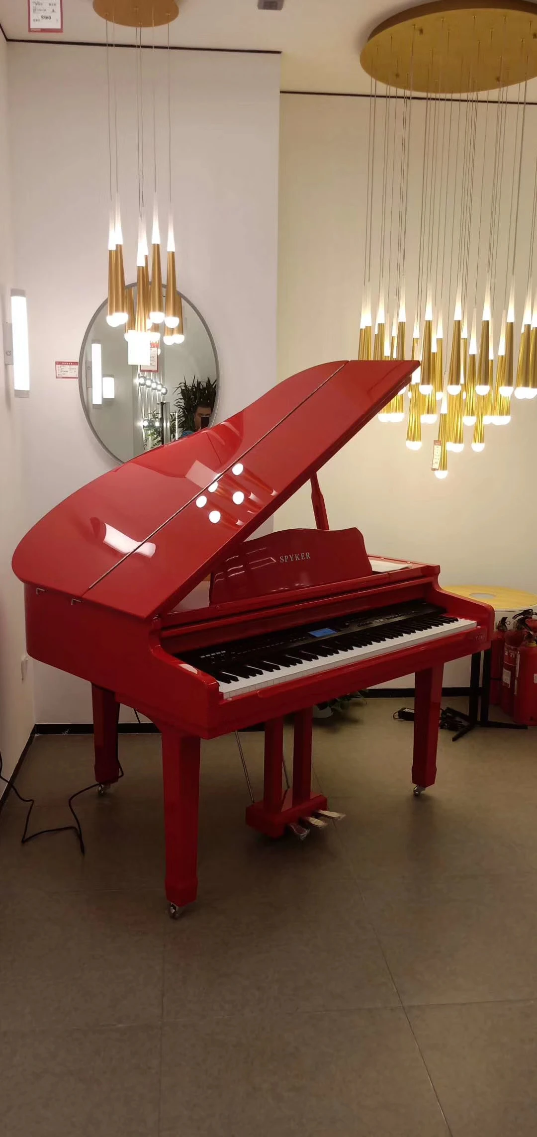 cheap price digital white grand piano hot for party