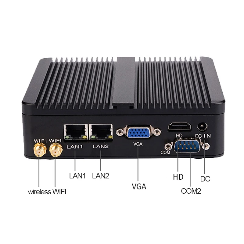 Четырехпоточный процессор C7B J4125 nuc, небольшой размер, поддержка windows linux ubuntu, портативный тонкий клиент, двойная lan промышленный мини-ПК