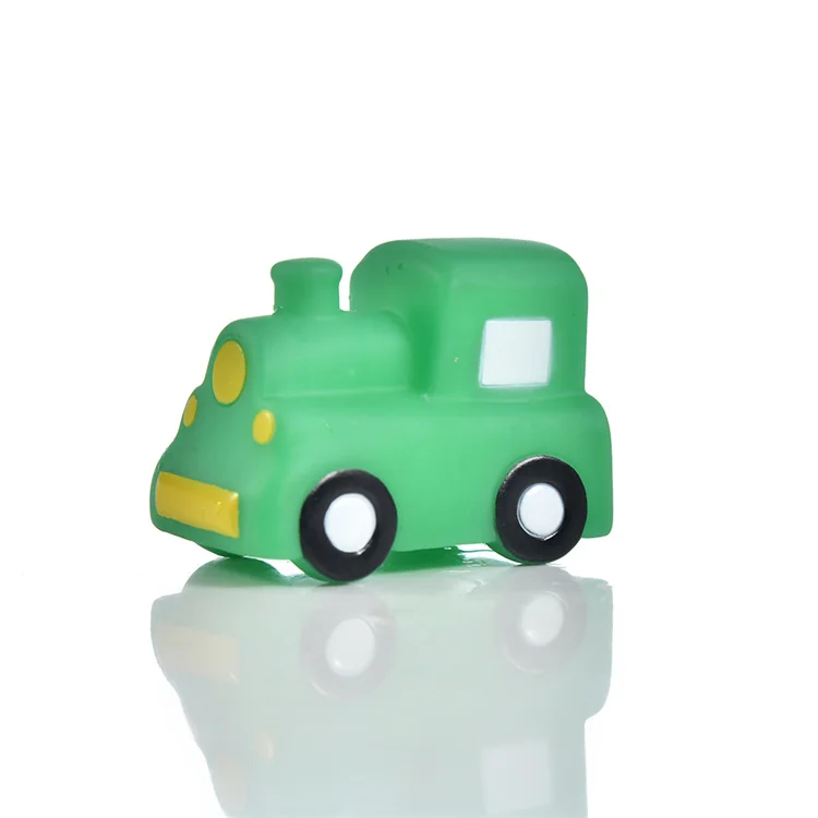 Baby Bath Bath Play Water Toy Set Kids Plastic Enamel Car Airplane Train Boat Shower Toys 2 Inch Rubber Car Toy