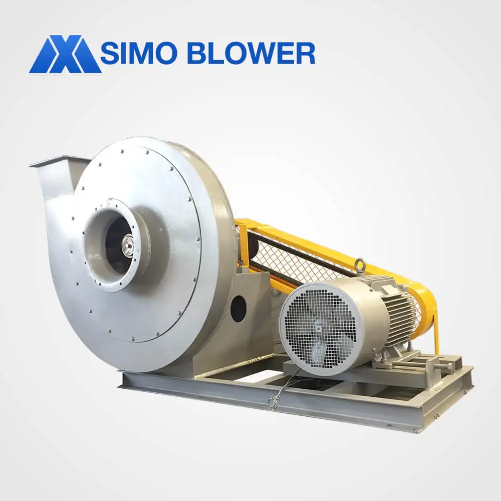 250mmWG pressure belt driven centrifugal blower fan