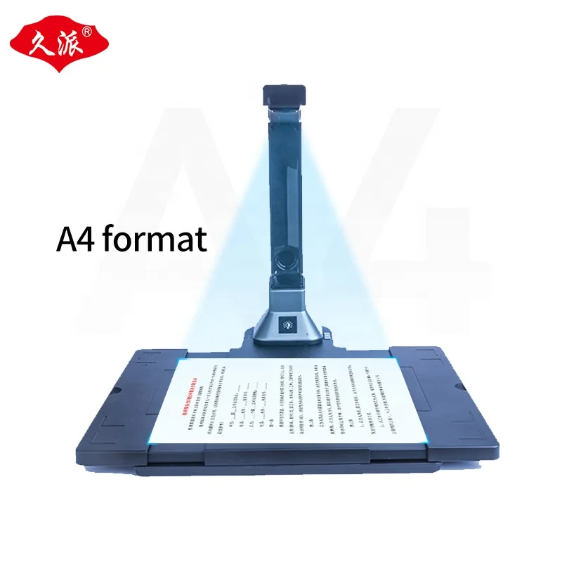 High-definition 10-megapixel books scanned into A4/A5 video booth Home Teaching Office portable document hard base scanner