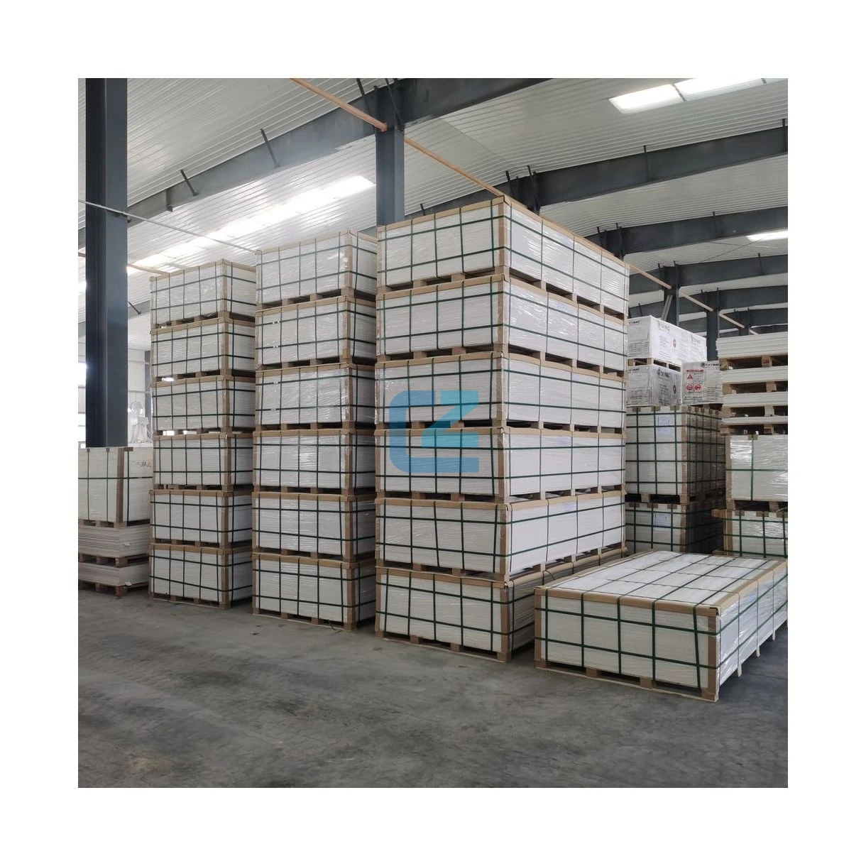 8/10/12 mm 4x8 inch Magnesium Oxide Board For Sip Panel Mgo Sandwich Panel  with 4 Layer Fiberglass Mesh