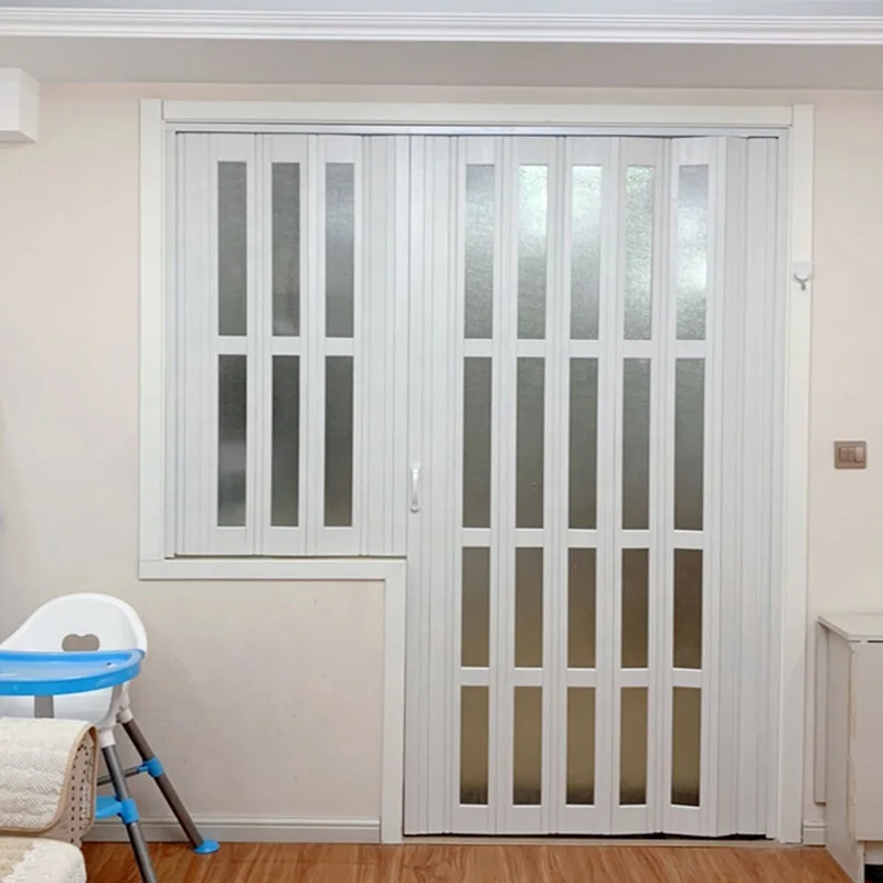 Cheap Sliding PVC Accordion Folding Room Divider Door