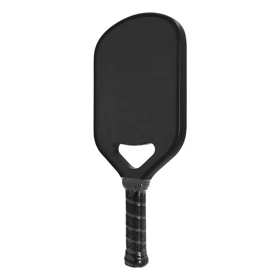 Wholesale  Pickleball Paddle Hole T700 Carbon Thermoformed Air Dynamic Pickleball Paddle With Throat One Hole Structure