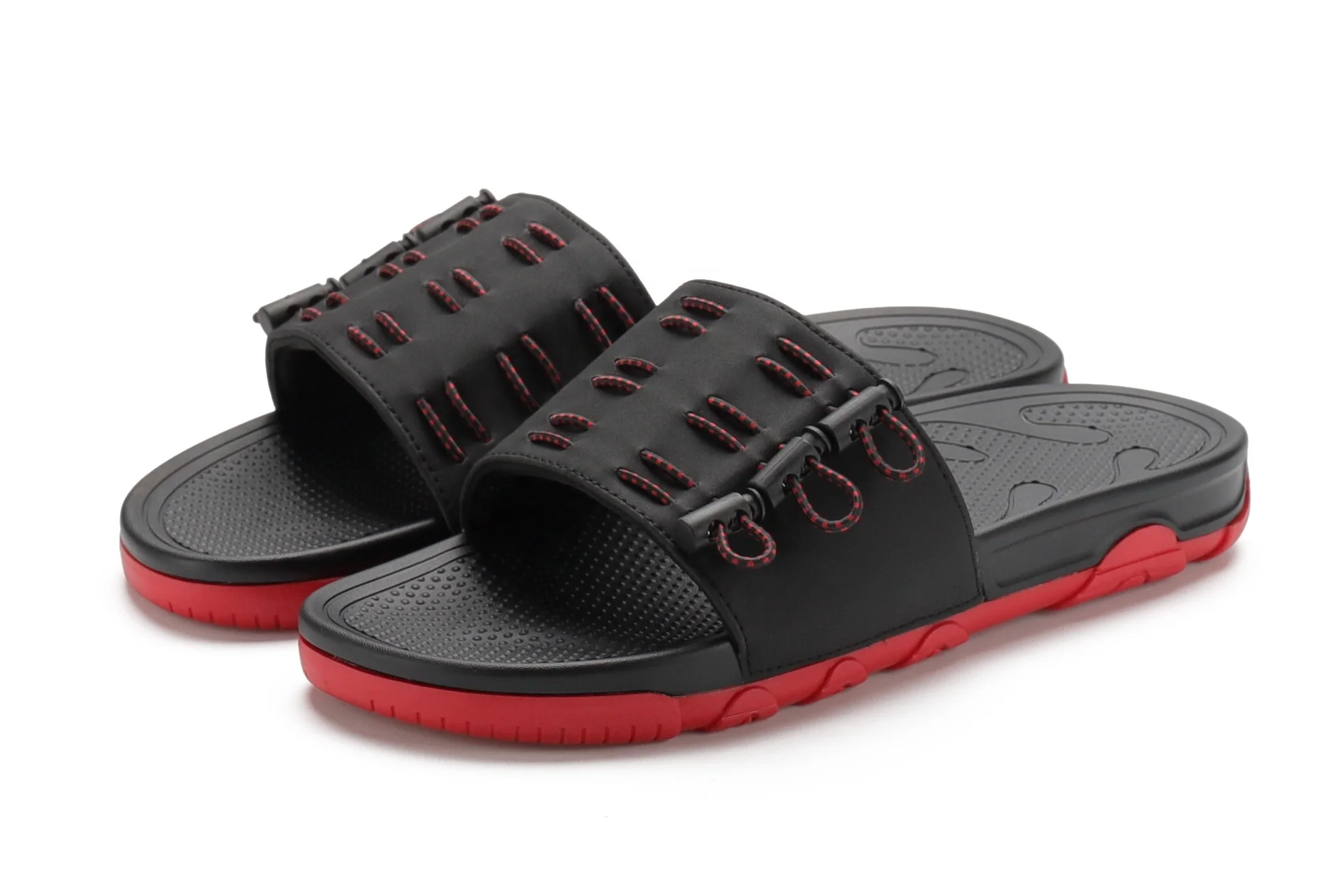 Henghao Eco-Friendly Custom Slide Sandals Game Inspired Slipper Unique Super Soft Custom Slide Original Leather Slippers For Man