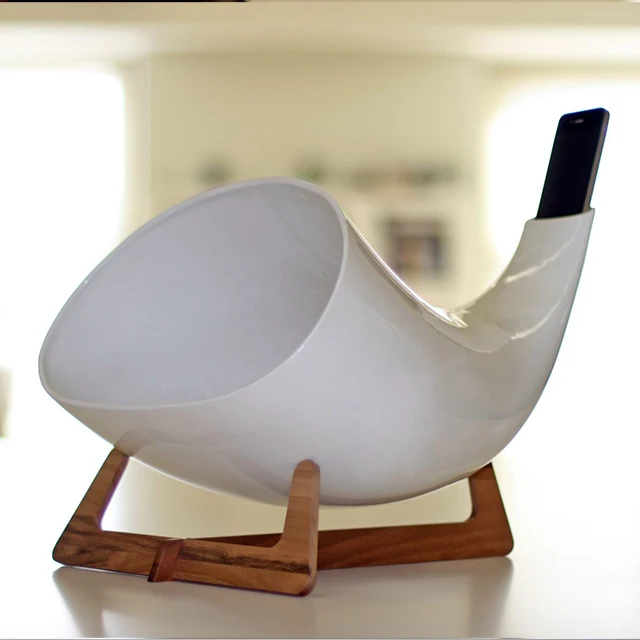OEM New Design Horn Wholesale home decor Ceramic MegaPhone for home party decor