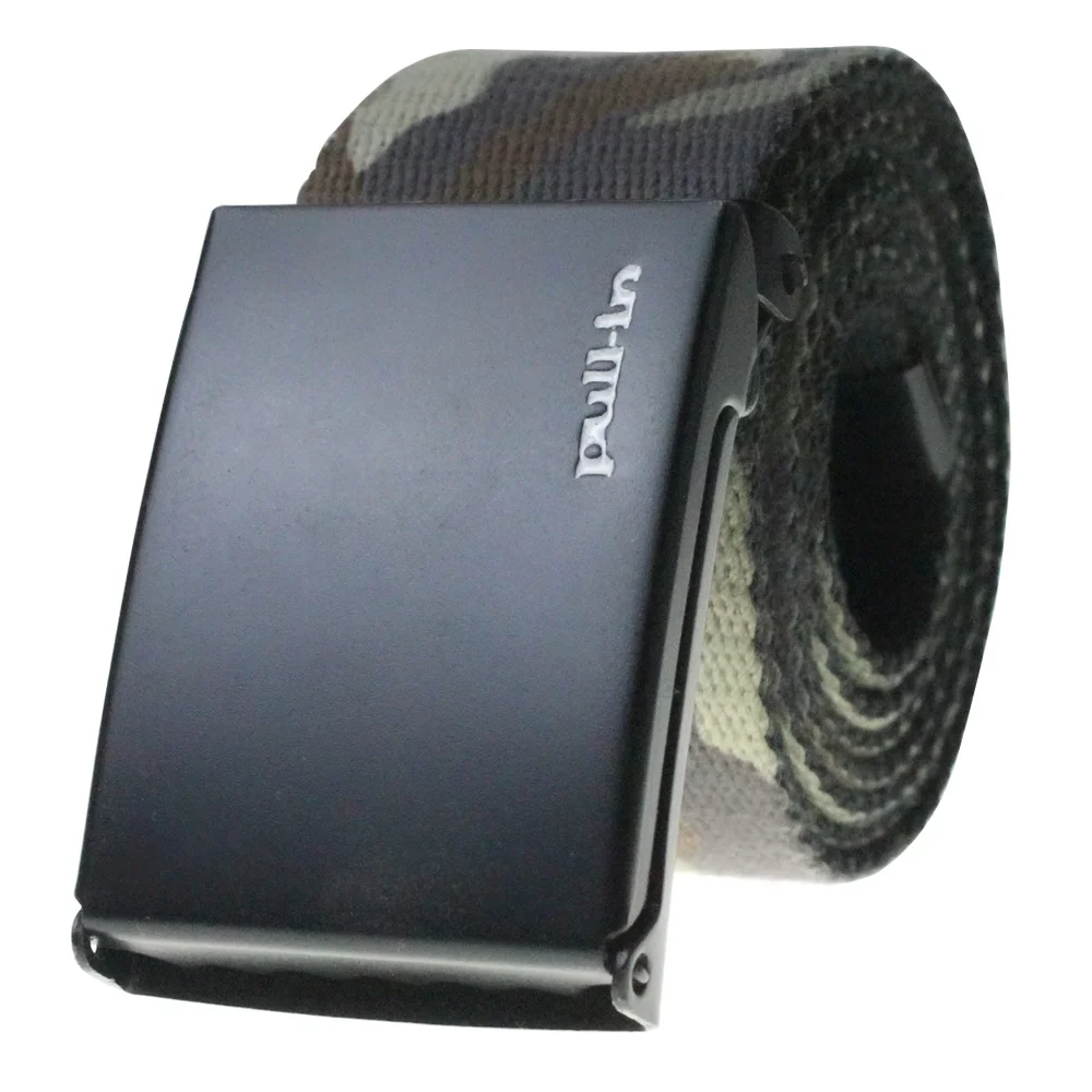 Luxury Sublimation Strong Girl Lady Kid Women Men Woven PP Polyester Nylon Custom Printed Logo Snap Canvas Fabric Belt