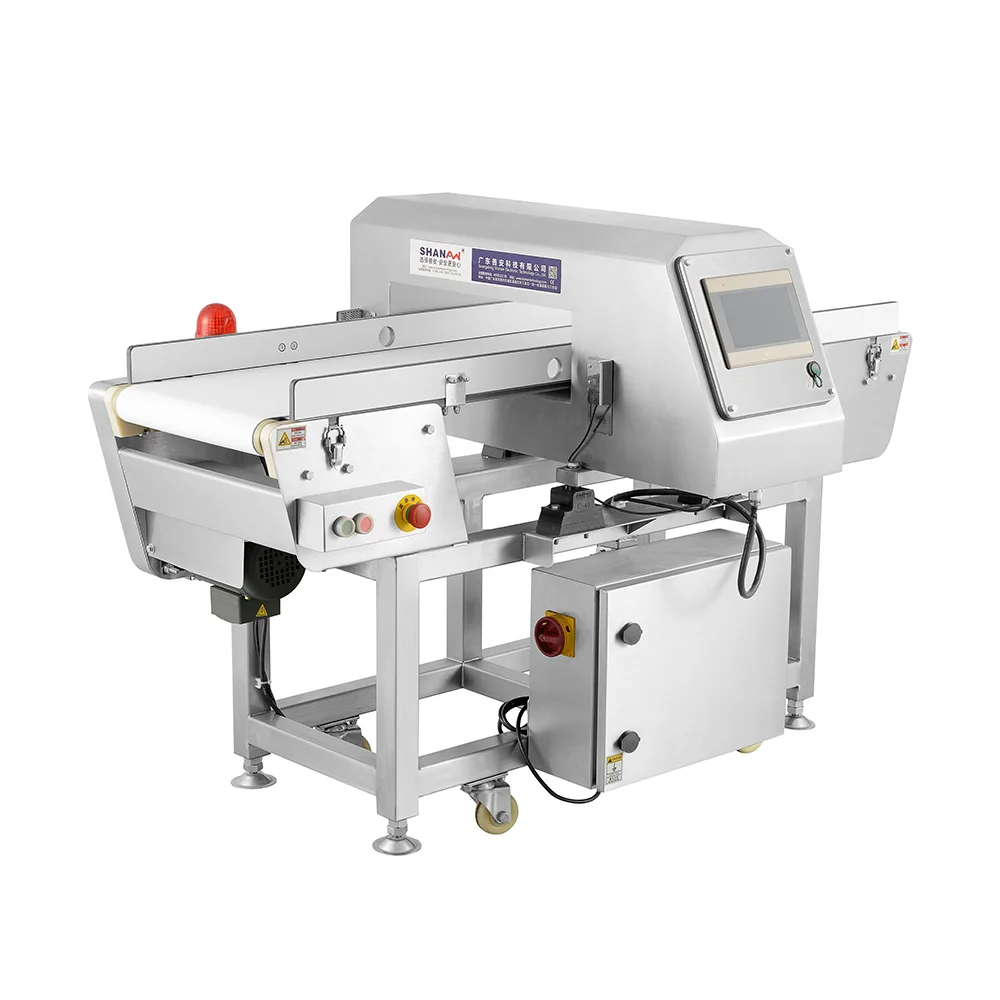 Factory Rhing Food Processing Contamination Detection Conveyor Belt Metal Detector