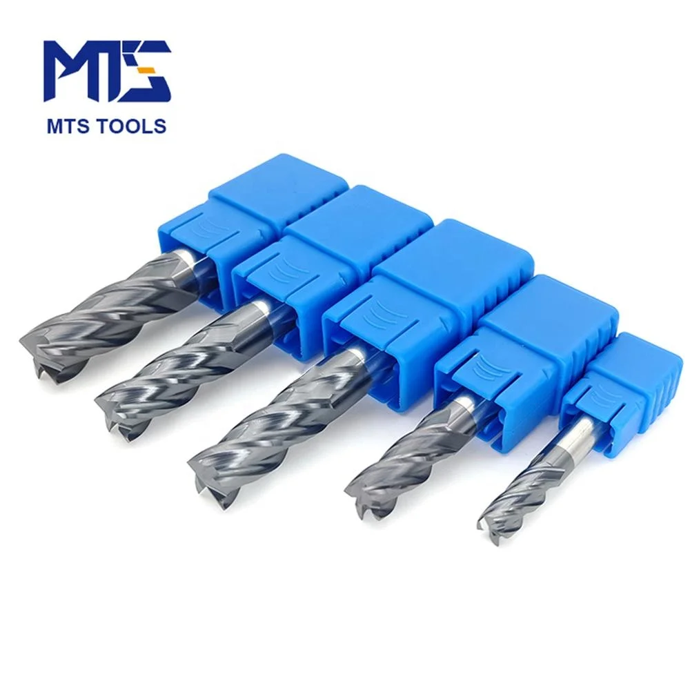 MTS 45HRC carbide end mill tool manufacturer with all kinds of size