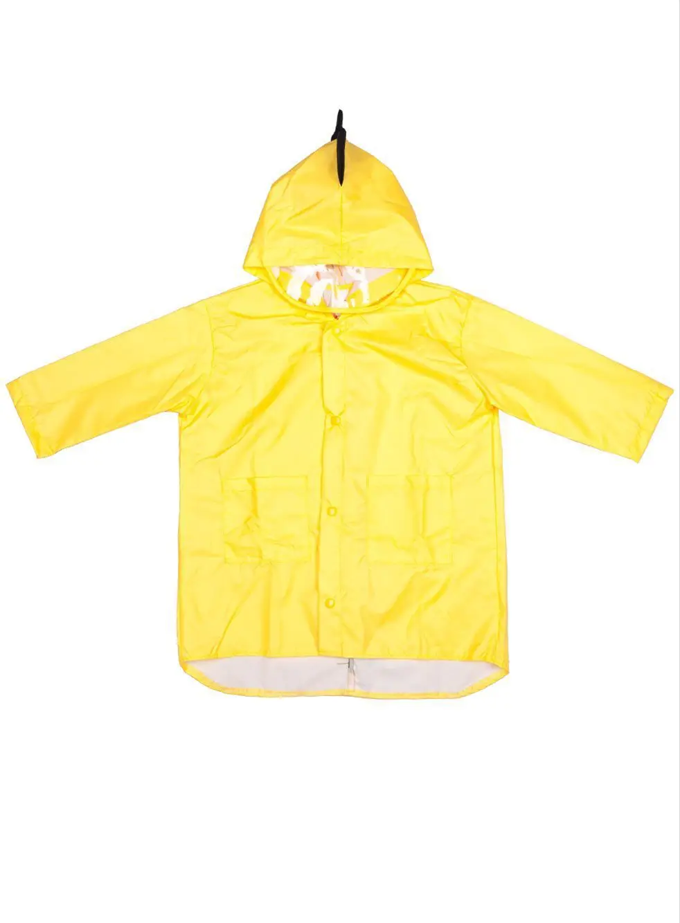 fashion portable eco friendly lipstick foldable waterproof Polyester raincoat for kids children