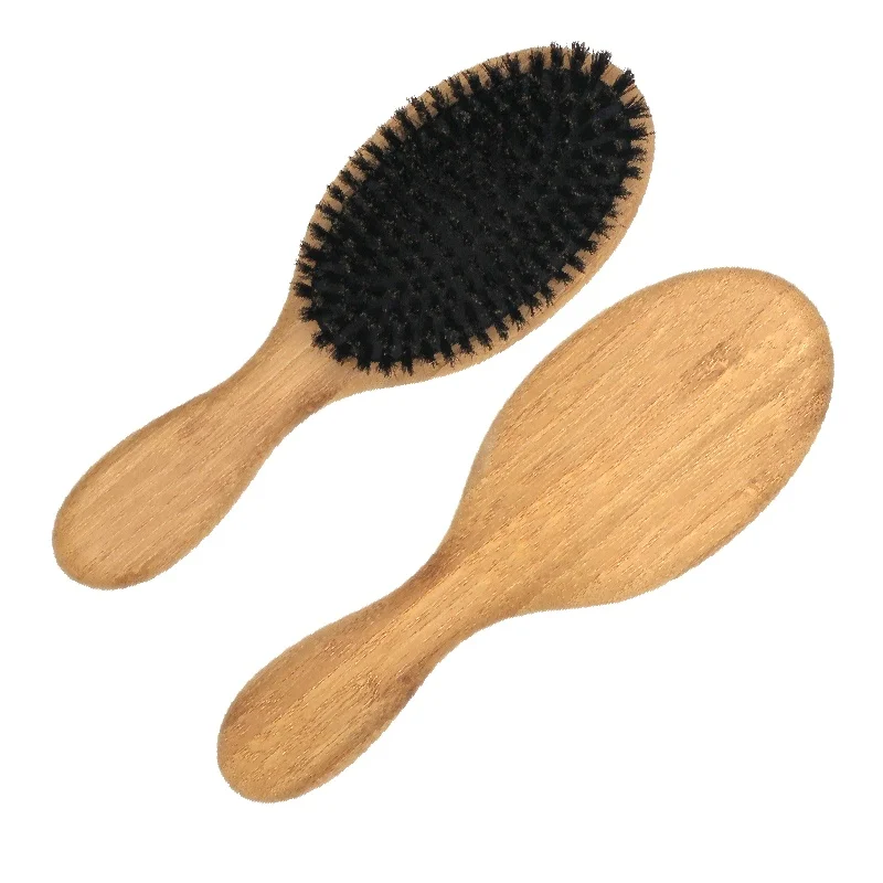 2023 New Style Fashion Nature Bamboo/Wooden Hair Brush Massage Comb Hot Comb Custom Logo
