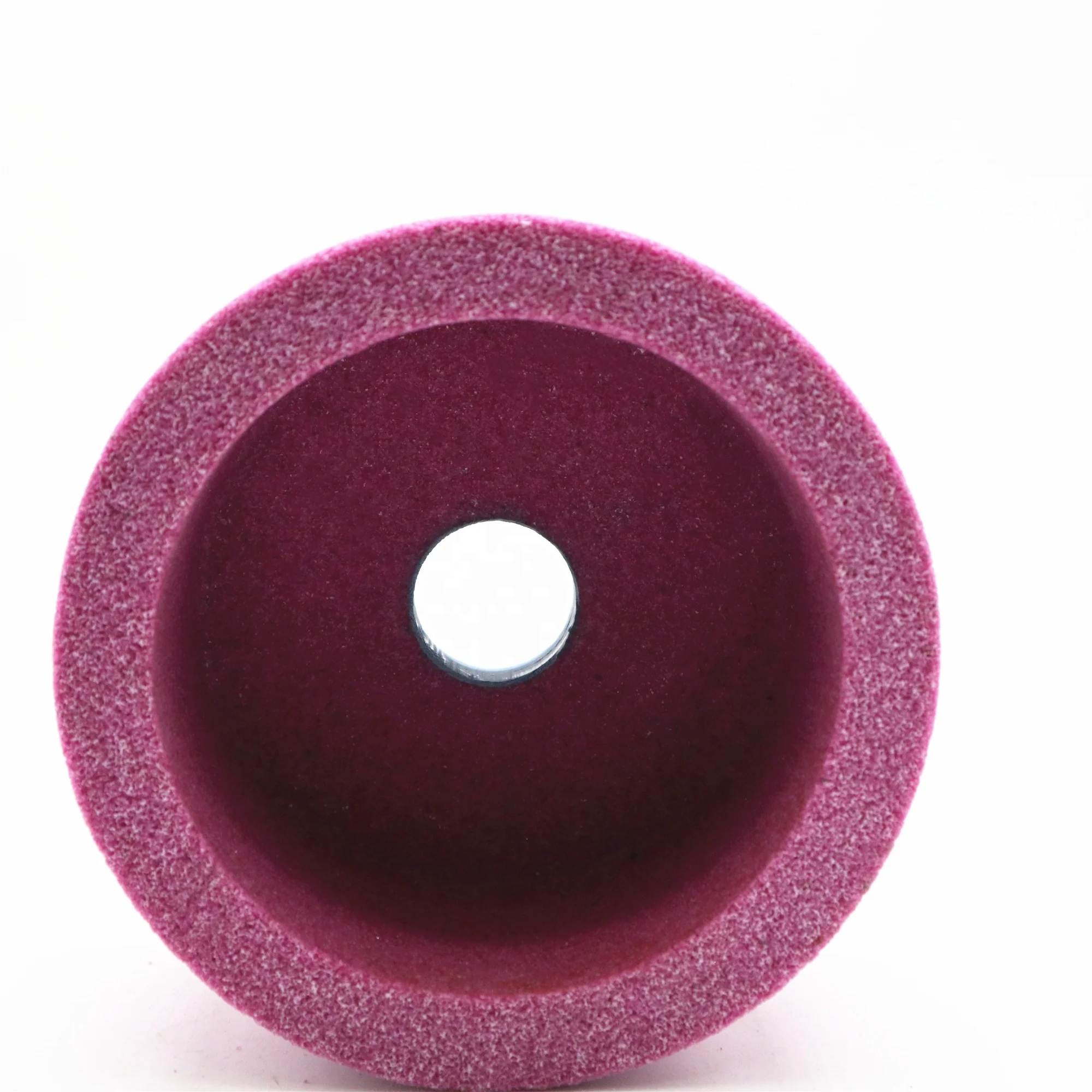
Black/white/pink vitrified cup grinding wheel 