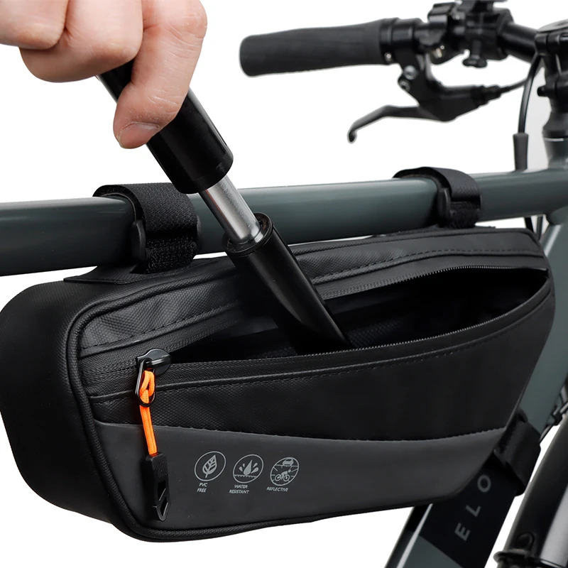 Factory 2024 New High Reflective Cycling E-Bike Bike Frame Tube Triangle Bag Bicycle boxes pouch Storage  Road MTB Travel Bags