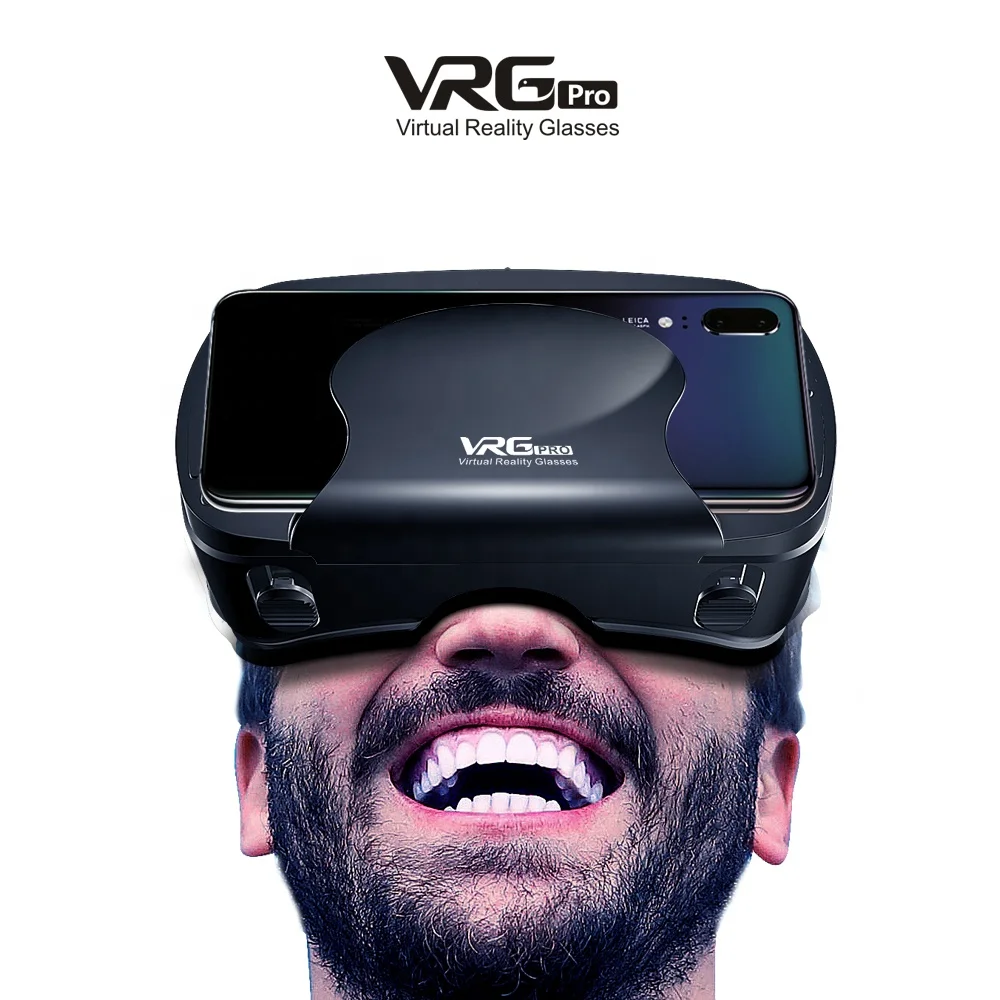2021 новые очки VRGPRO 3D кино версия с большой гарнитурой все-в-одном VR для мобильных телефонов смарт-очки 3DVR